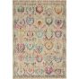 Vintage Kashan Rugs VKA04 by Nourison in Ivory Multi