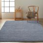 HAL01 Stripe Wool Rug By Calvin Klein in Denim Blue