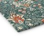 Snakehead Floral Rugs 127207 in Thistle Russet by William Morris