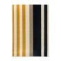 Ralli Wool Stripe Rugs 132606 by Marimekko in Yellow