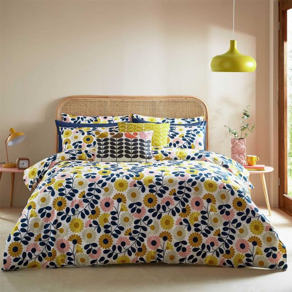 Kimono Floral Bedding and Pillowcase By Orla Kiely in Multi