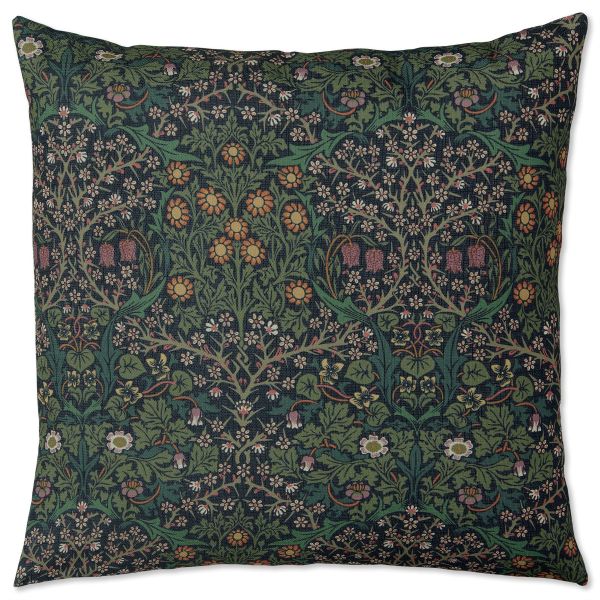 Blackthorn Indoor Outdoor Cushion 628505 by Morris & Co in Berry