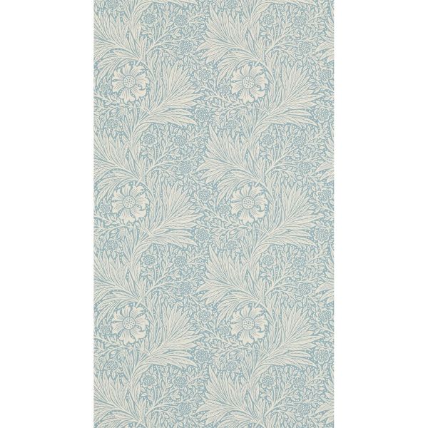 Marigold Wallpaper 210368 by Morris & Co in Wedgewood Blue