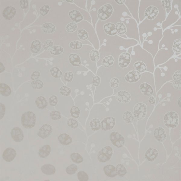 Honesty Wallpaper W0092 04 by Clarke and Clarke in Ivory Natural