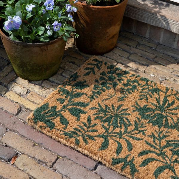 Parterre Doormat 081707 by Laura Ashley in Fern Green