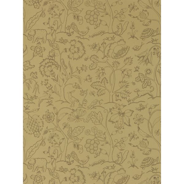 Middlemore Wallpaper 216696 by Morris & Co in Antique Gold