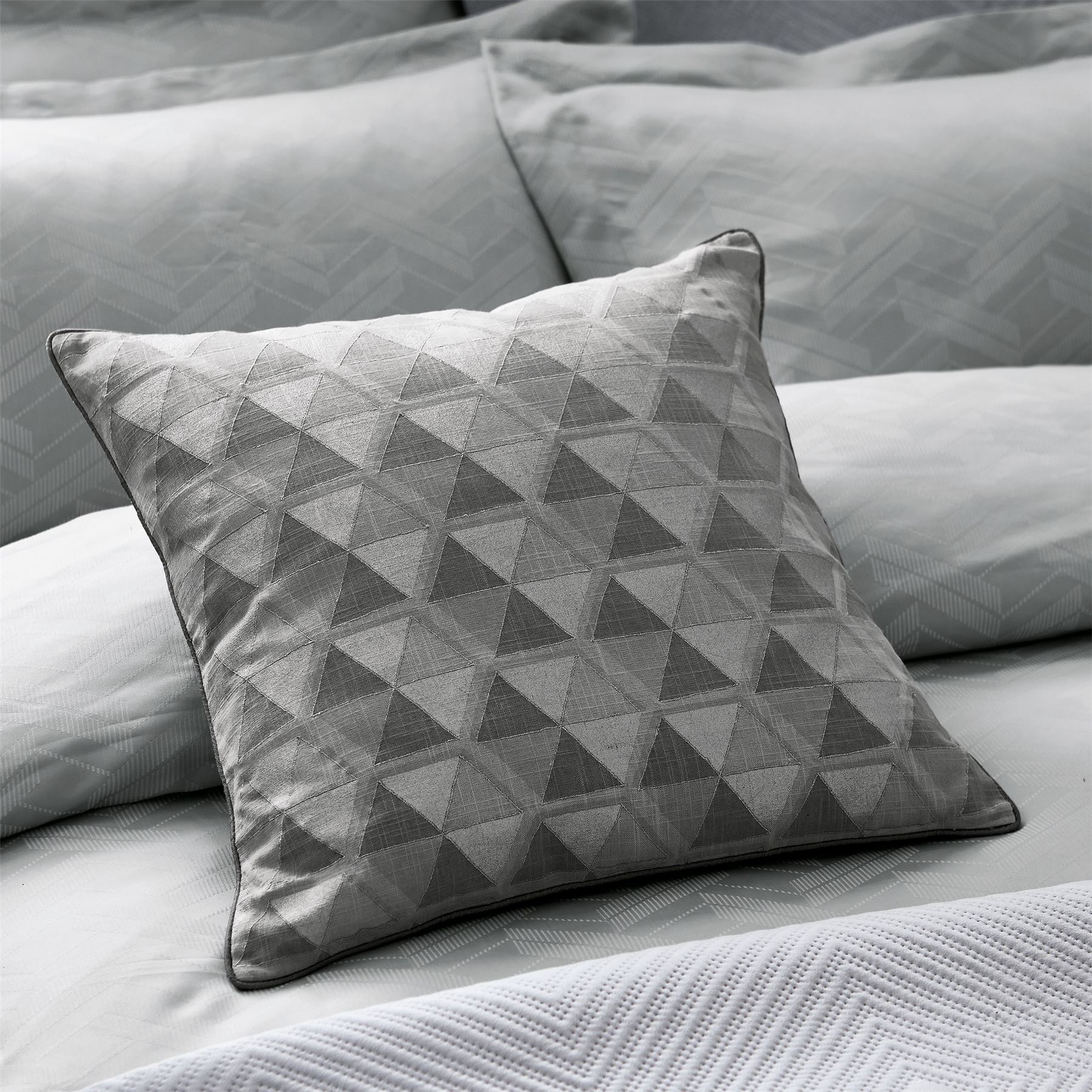 Etre Cushion by Helena Springfield in Silver Grey