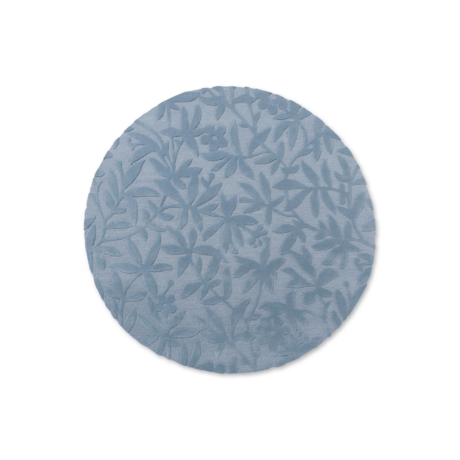 Cleavers 080908 Circle Rug by Laura Ashley in Seaspray Blue