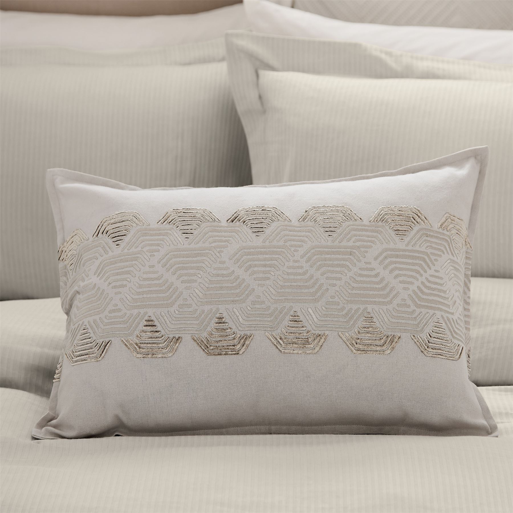 Reeves Cushion by Helena Springfield in Champagne Beige